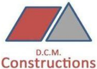 DCM CONSTRUCTIONS Construction Maitrise D Oeuvre Tours Logo Footer
